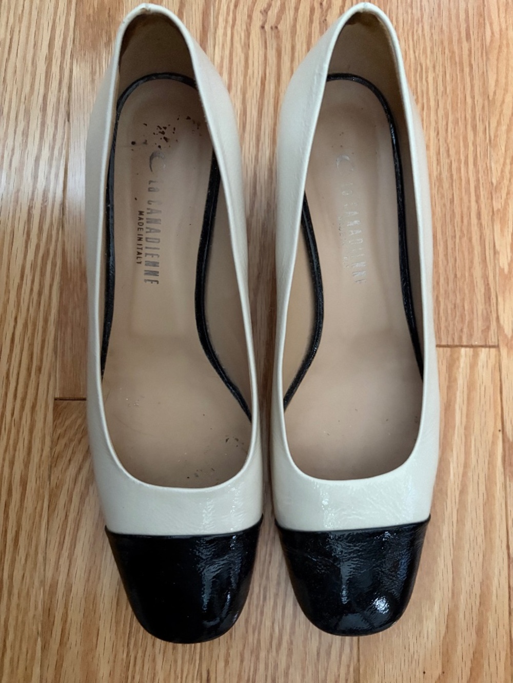La Canadienne Cap Toe Block Heels
